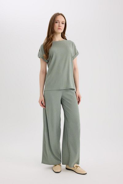 DeFacto Straight Fit Straight Leg Trousers E0327Ax25Sp