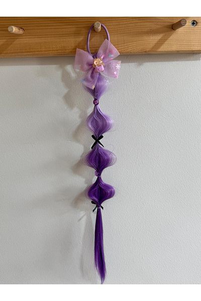 Motebarn Wear Fată Copil Păr Elastic Scrunchie Violet