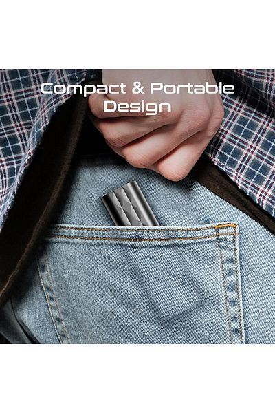 Promate 7-in-1 Travel Kit With 60w Usb-c Charging Cable 120cm, Usb-c To Lightning, And More