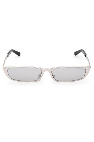 Tom Ford Women's Sunglasses Tf1059 Everett 16C 59-16, Rectangular Silver Color Frame