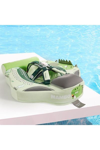 Schulzz Mambobaby Safe Children's Swimming Ring with Sun Protection Upf50 Shade and Safety Lock for Babies
