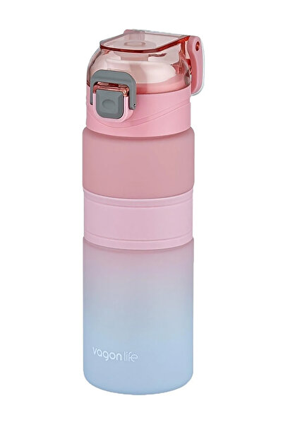 Vagonlife Vagon Life Tritan Matara Pembe Mavi 600 ml Vgn2226