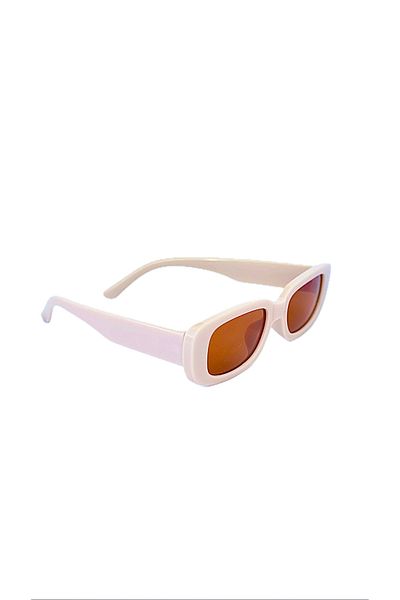 KANDEMİR Modern Glasses with Beige Frame