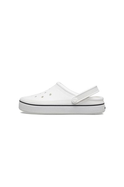 Crocs Λευκές ανδρικές παντόφλες τσόκαρα εκτός γηπέδου