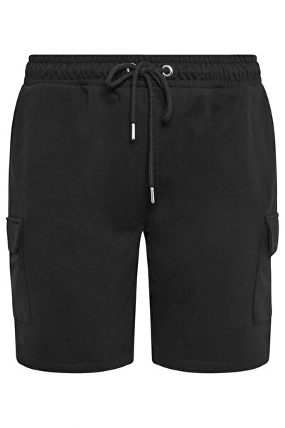 Stil Diva Plus Size - Cargo Jogger Shorts with Pockets and Drawstring Waist144873