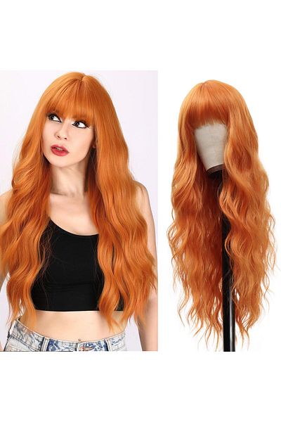 REMY HAİR Copper Afro Wave Wig Vip Series