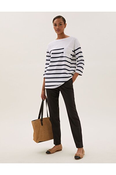 Marks & Spencer Slim Fit Yüksek Bel Pantolon