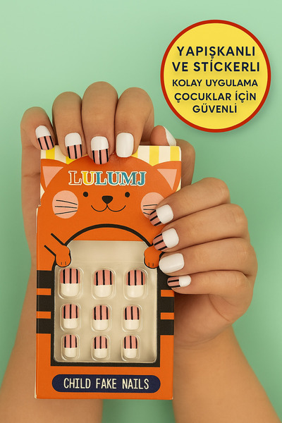 TOYFEST 12 قطعة مجموعة ألعاب أظافر صناعية للأطفال مطبوعة ملونة مطبوعة مع ملصق...