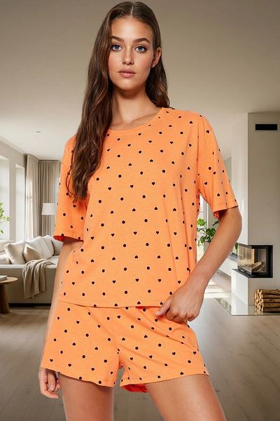 PayBuy Women's Short Sleeve Regular Fit Cotton Pajama Set Long Lasting Premium Quality Special Design