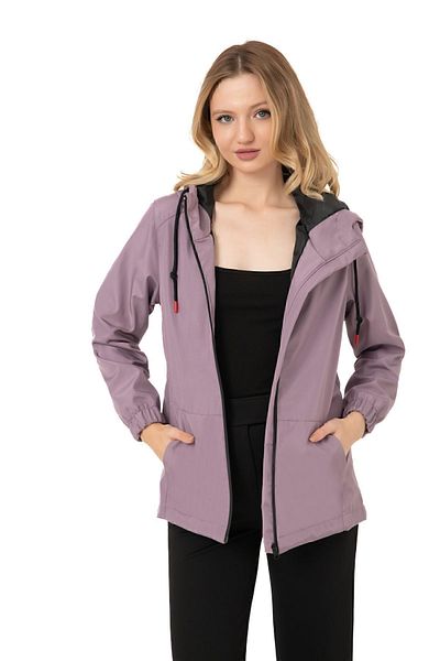 Montstop Women's Seasonal Raincoat - Waterproof, Hooded and Inner Pocket