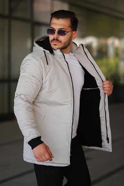 ByTrend Αδιάβροχο παλτό με επένδυση από γούνα - Bl 1583