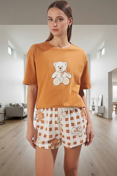 PayBuy Women's Teddy Bear Cotton Pajama Set Comfortable Home Wear Set Summer Carefully Selected Distinguished Material