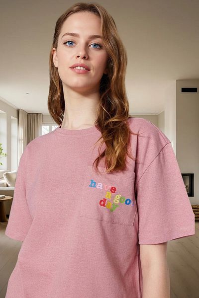 PayBuy Women's Cotton Short Sleeve Regular Pajamas Set Elegant Design High Quality Premium