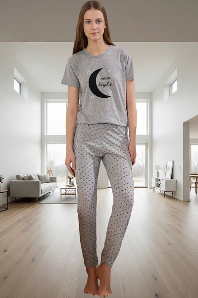 PayBuy Women's Cotton Pajamas Set Galaxy Print Regular Fit Comfortable Home Wear Professional Appearance