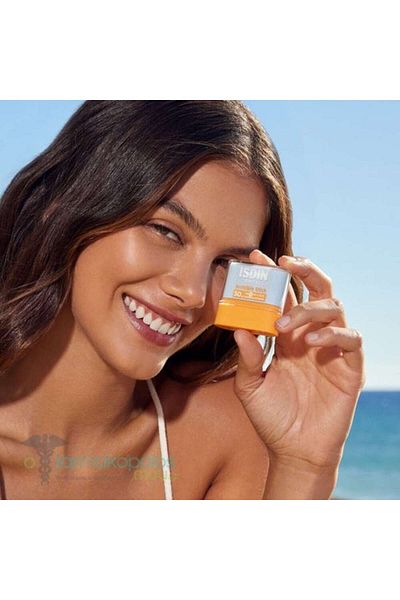 ISDIN Invisible Stick SPF 50 Invisible Sunscreen Stick for Sensitive Areas, 10 gr