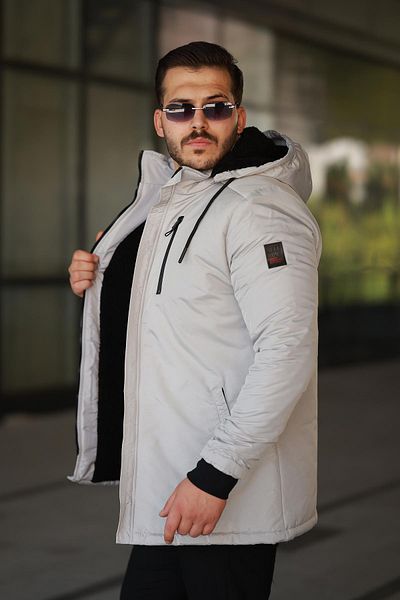 ByTrend Αδιάβροχο παλτό με επένδυση από γούνα - Bl 1583