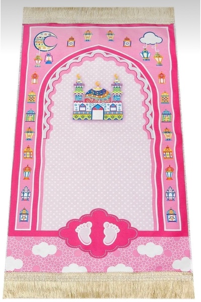 simply line Fete Băieți Namaza primul pas Covor de rugăciune pentru copii Cov...