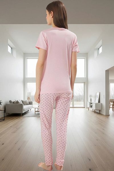 PayBuy Women's Cotton Pajamas Set Galaxy Print Regular Fit Comfortable Home Wear Professional Appearance