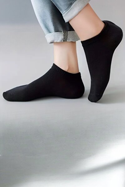 Hitit Socks Ανδρικά μποτάκια Hitit Sock 10 ζευγάρια από βαμβακερά μποτάκια υψηλής ποιότητας σε μαύρο λευκό χρώμα