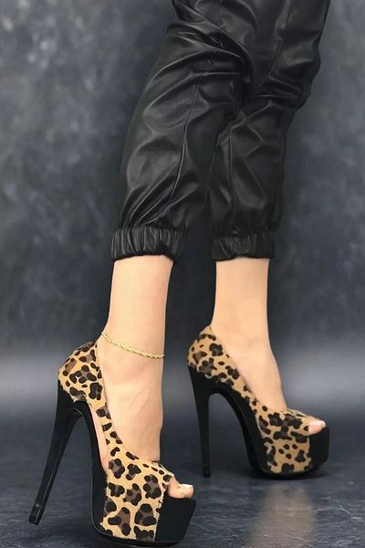 PayBuy Women's Elegant Shoes Design Platform Heeled Shoes Special Design Evening Dress Shoes