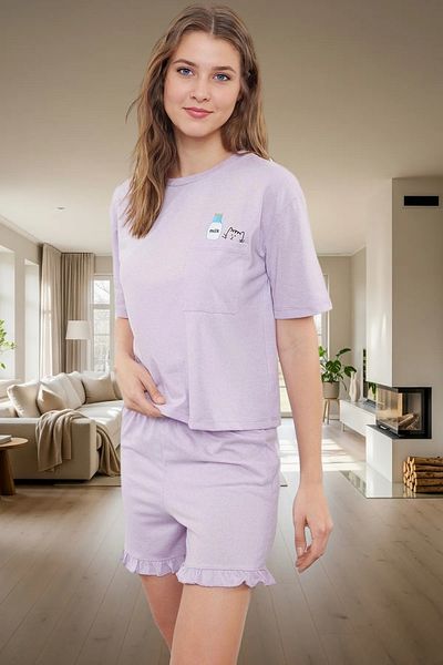 PayBuy Women's Cotton Knitted Pajama Set Summer Short Shorts Comfortable Design and Stylish Perfect Fit