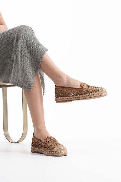 Zerenyus Dune Premium Women's Tan Espadrille Shoes