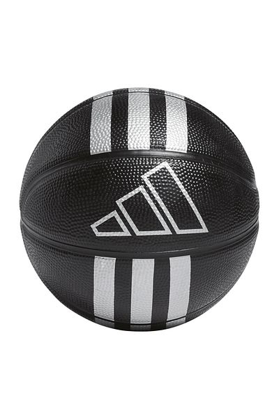 adidas Μίνι μαύρη μπάλα μπάσκετ 3s Rubber