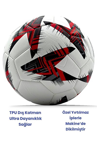 İMVULA Futbol Topu 2025 Uefa Europe League Çim Ve Beton Zemin Maç Topu Pompa Hediyeli