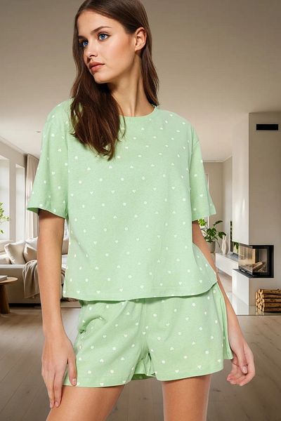 PayBuy Women's Short Sleeve Regular Fit Cotton Pajama Set Long Lasting Premium Quality Special Design