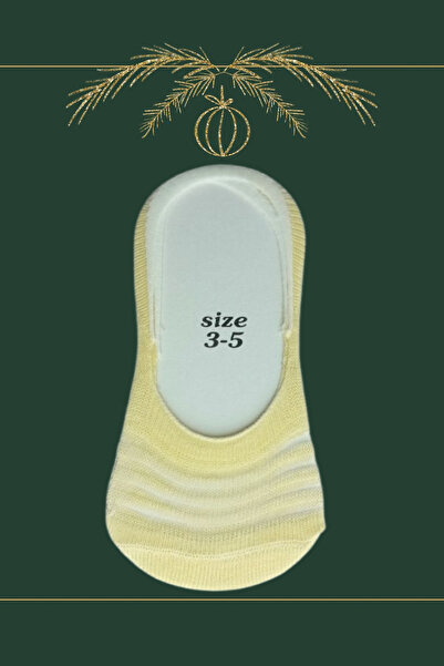 Esinti 4 Pairs of Girls' and Boys' Ballerina Socks - Colorful Unisex Summer Thin Socks