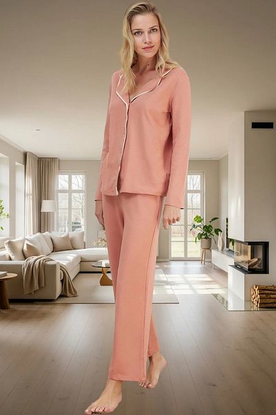 PayBuy Women's Cotton Knitted Pajama Set Color Comfortable Fit Superior Material High Quality Carefully Selected