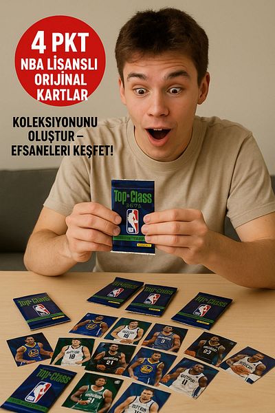 TOYFEST بانيني NBA Top Class 2024 - بطاقات لاعب كرة السلة القابلة للتجميع، 4 عبوات (32 بطاقة)