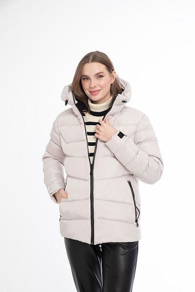 Montstop Palton de puf pentru femei - fleece, glugă din blană, impermeabilă și rezistentă la vânt
