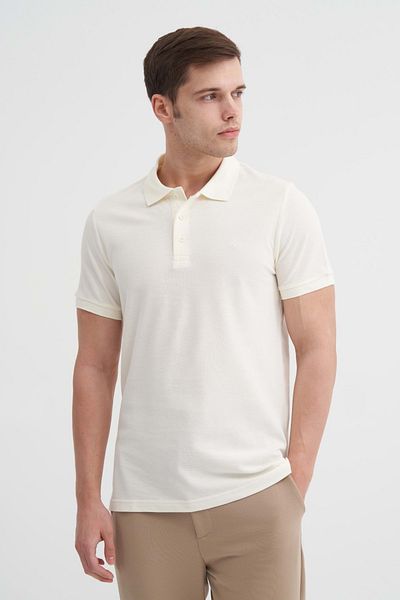 Cazador Μπλουζάκι Jazz 4613 Polo Pique Ecru