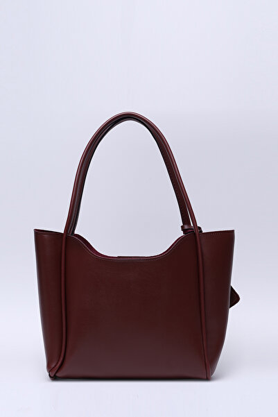 SHAKA Claret Red Shk108 női kézi és válltáska műbőr pénztárcával és sminktáskával