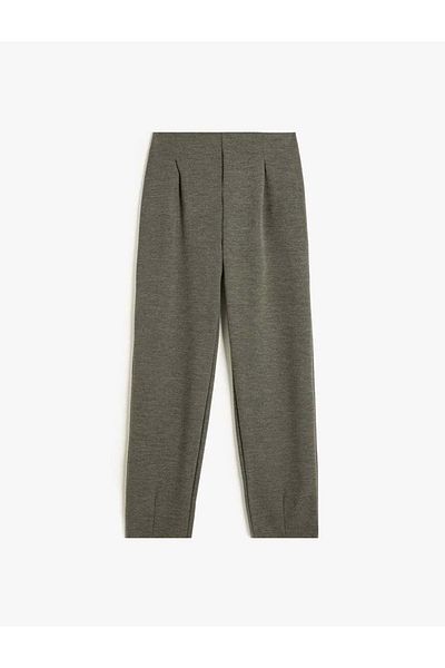 Koton Pantaloni de bază cu talie elastică și pliuri