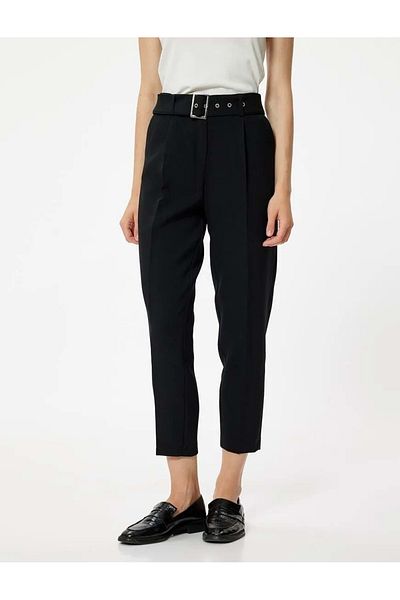 Koton Women's Black Trousers - 5Wak40003Uw Model