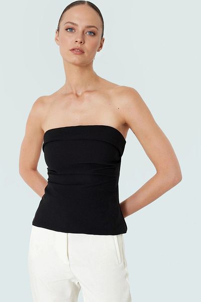 PayBuy Strapless Fitted Woven Blouse Stylish and Comfortable Summer Trend Design Distinguished Material