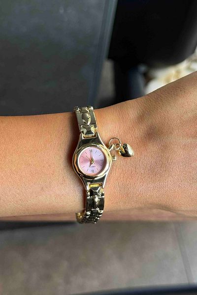 keisy Vanessi Heart Detailed Minimal Women's Wristwatch