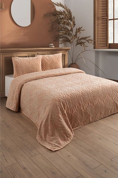 PANCHY CANKY Bedspread 240 X 240 Double Bed Bedding Set Plush Soft Welsoft 2 Pillowcases