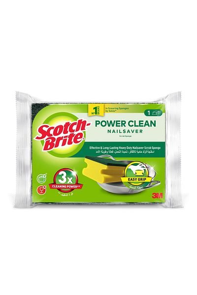 Scotch Brite Heavy Duty Nailsaver Powerful Grease Removal with Fingertip Protection