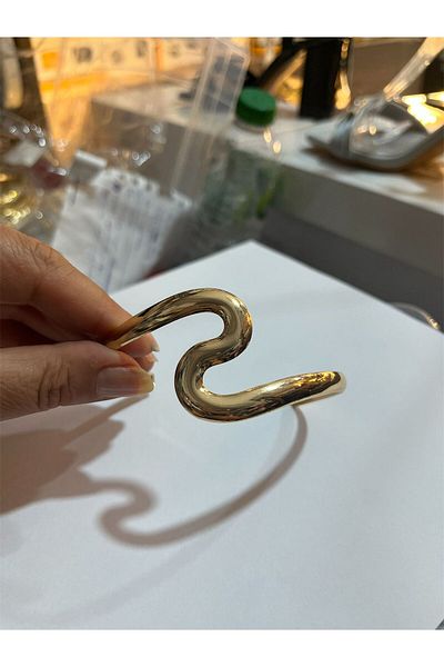 YEBİİ Geometric Punk Bracelet , Exaggerated Leaf Bracelet and Arm Ring for Women