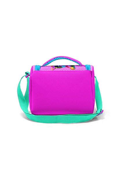 Coral High Kids Pink Blue Cat Patterned Thermo Lunchbox 11838