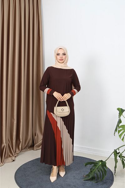 NİSUM MODA Rainbow Sandy Skirt Suit