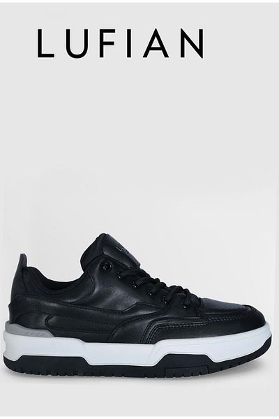 Lufian 112230194 Pantofi din piele pentru bărbați Mark Sneaker NEGRI