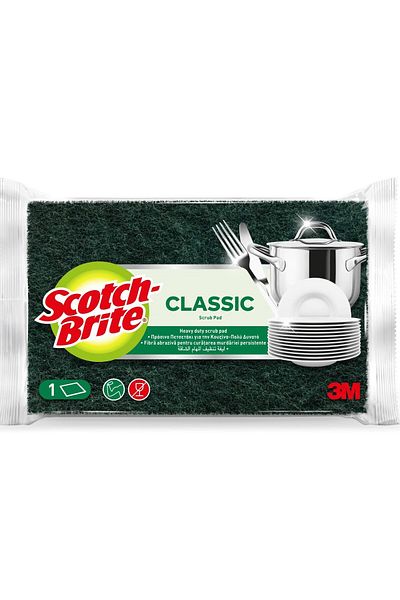 Scotch Brite Scotch-brite Heavy Duty Scouring Pad 1 Pc – Powerful Scrub For Grease, Grime & Tough Kitchen Messes