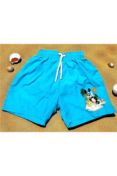 MİLAYS LİFE HOME COLLECTİON PANTALONI SCURT DE MARE CU ȘIRETURI PENTRU BĂIEȚI CU MODEL MİLAYS KIDS