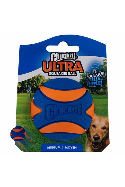 Chuckit Ultra Squeaker Sound Dog Play Ball (Medium Size)