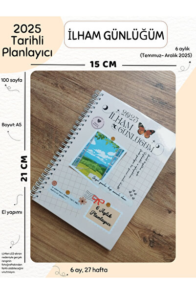 Else Craft 6 Aylık Planlayıcı - İlham Günlüğüm 2025