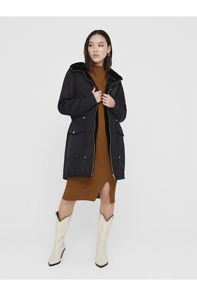 ONLY Ονλανδία Ρεβ. Γυναικείο παλτό Fur Parka Otw